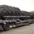 Pneumatic yokohama rubber fender with chain and tyre